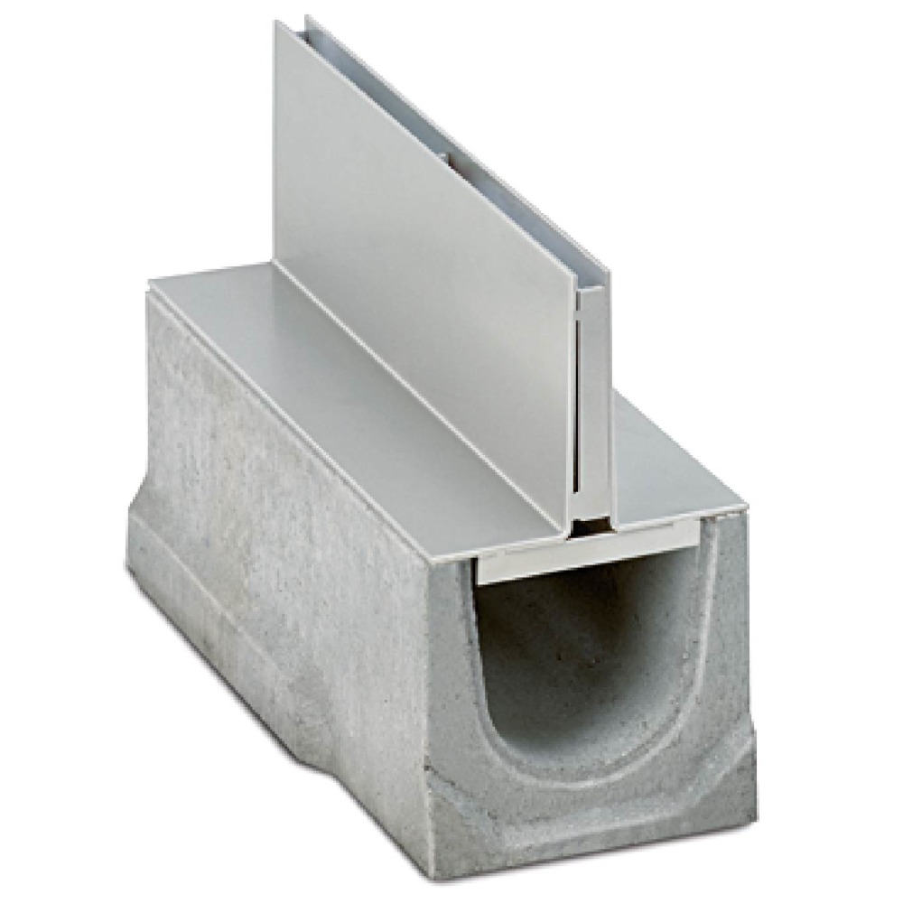 Caniveau, cornières à fente et insert de nettoyage BIRCO 4 mm DN 150 Caniveau, cornières à fente et insert de nettoyage BIRCO 4 mm DN 150