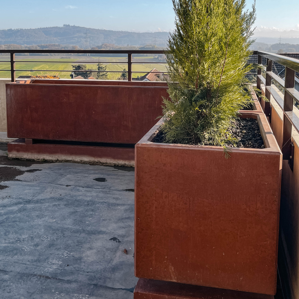 FERRO CONCRETE® Pflanzentröge rechteckig glatt FERRO CONCRETE® Pflanzentröge rechteckig glatt