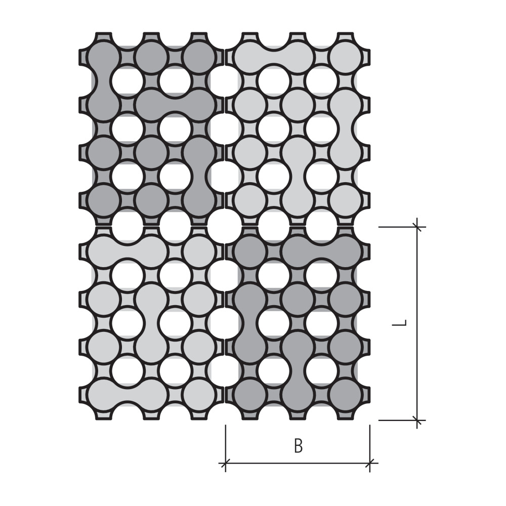Pavés-gazon LUNIX® Pavés-gazon LUNIX®