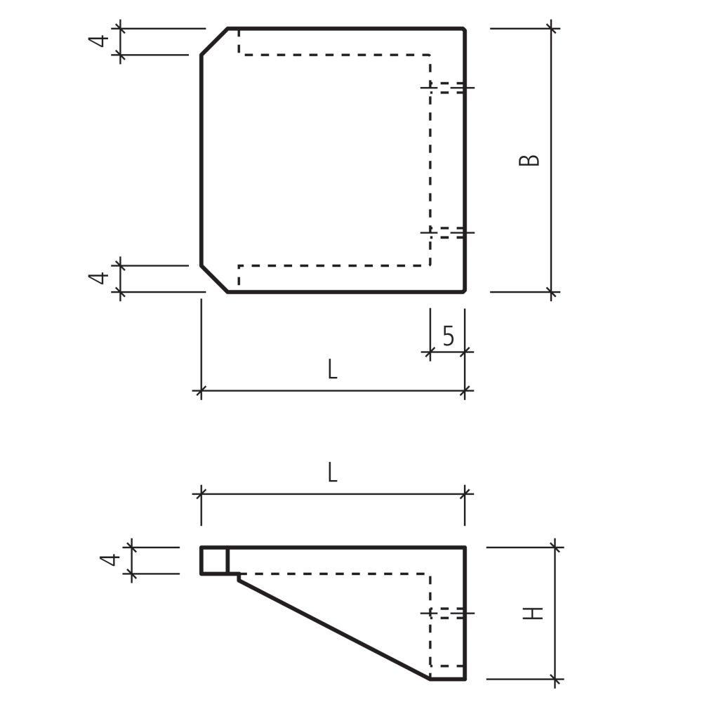 Dépotoir pour eaux pluviales, rond