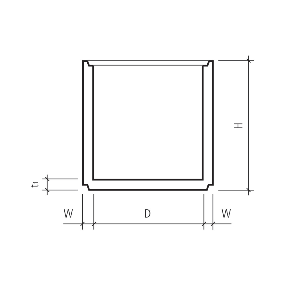 Tuyau en béton avec fond D 150 jusqu'à 300 cm, non armé