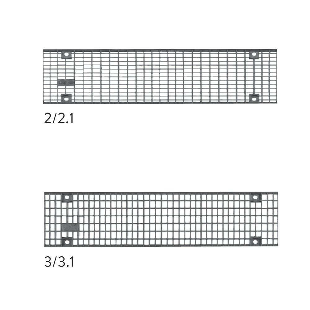 BIRCOsir® Rinnen NW 150 Abdeckungen