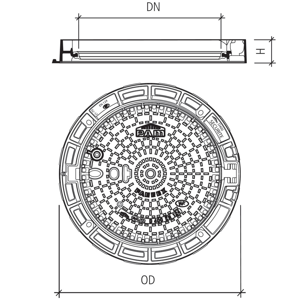 friwa®-PAMREX Schachtabdeckungen