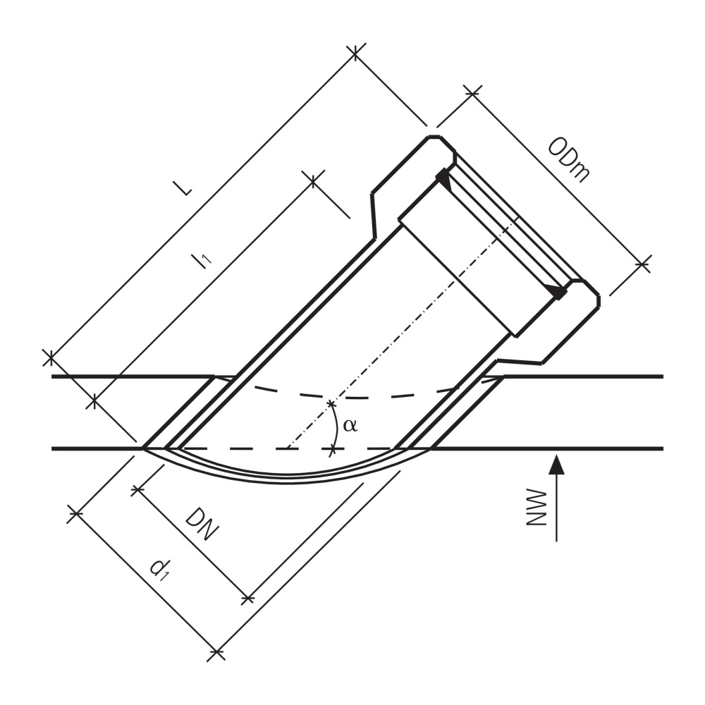 CENTUB ®  pièce de raccordement à coller