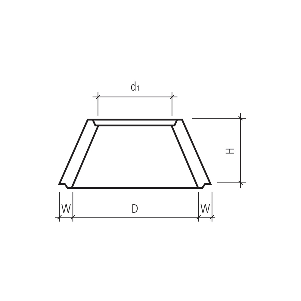 Konen zentrisch D bis 125 cm Konen zentrisch D bis 125 cm