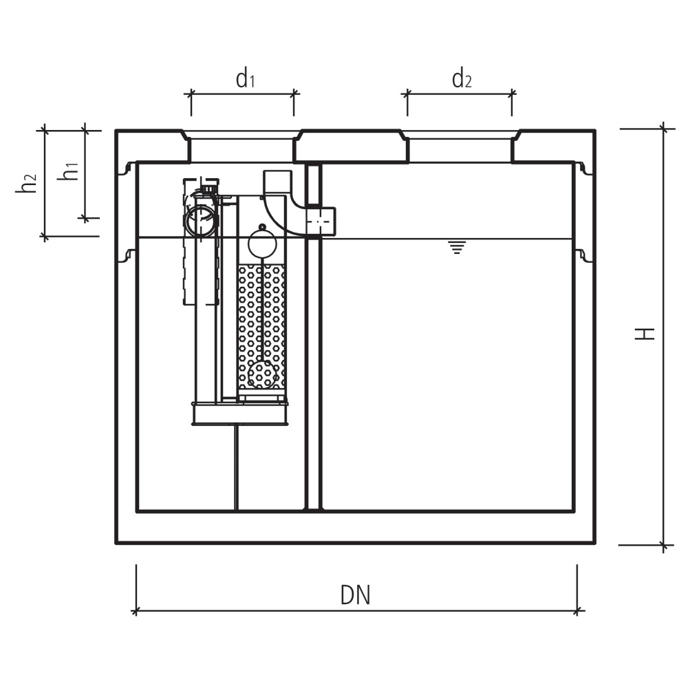 Cuve compacte D/SA/CRT friwa®-sep