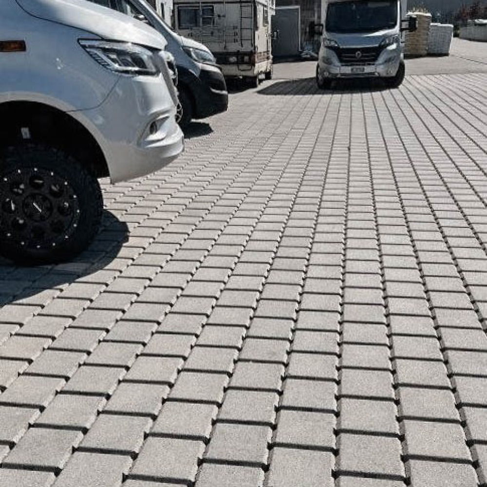 Pavés écologiques VS5® pour charges lourdes, avec 5 sécurités anti-déplacement Pavés écologiques VS5® pour charges lourdes, avec 5 sécurités anti-déplacement