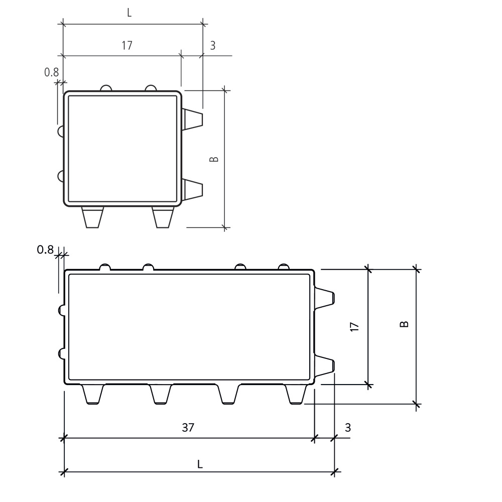 Pavés écologiques CLASSIC® GAZON chanfreinés Pavés écologiques CLASSIC® GAZON chanfreinés