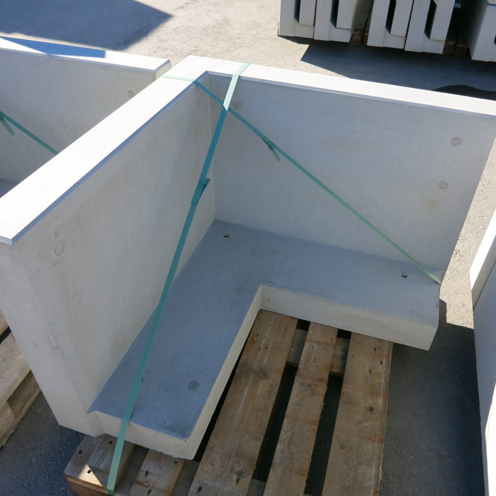 TRIPLA Winkelplatten Eckstücke glatt