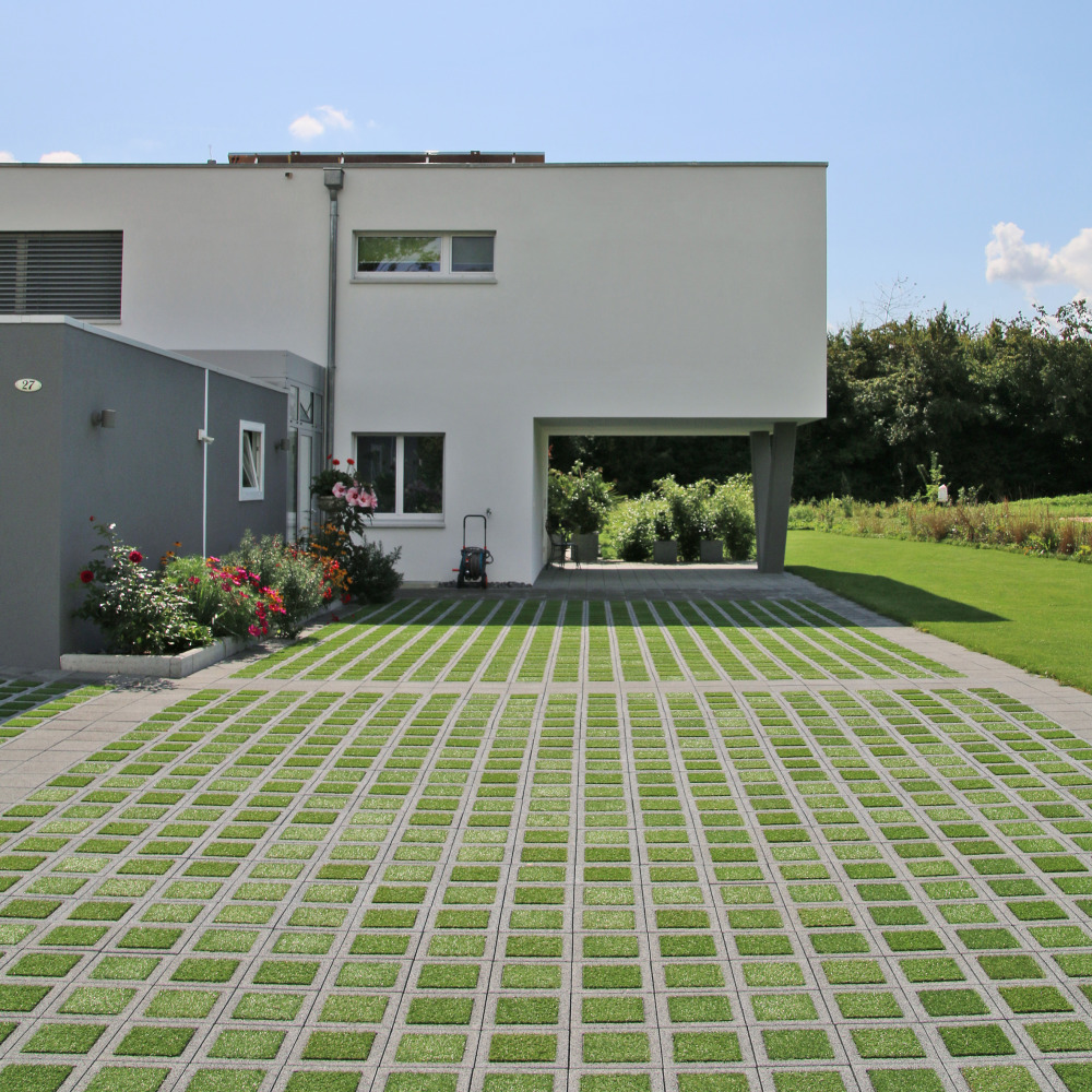 Pavés filtrants CARENA® JG JUSTGREEN fino chanfreinés Pavés filtrants CARENA® JG JUSTGREEN fino chanfreinés