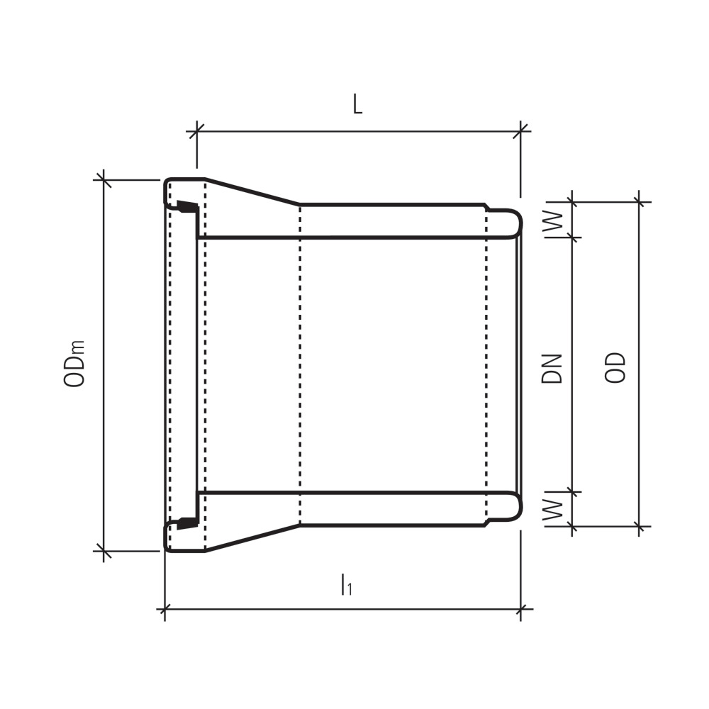 Plus-value tuyau de raccordement CENTUB®-Röser