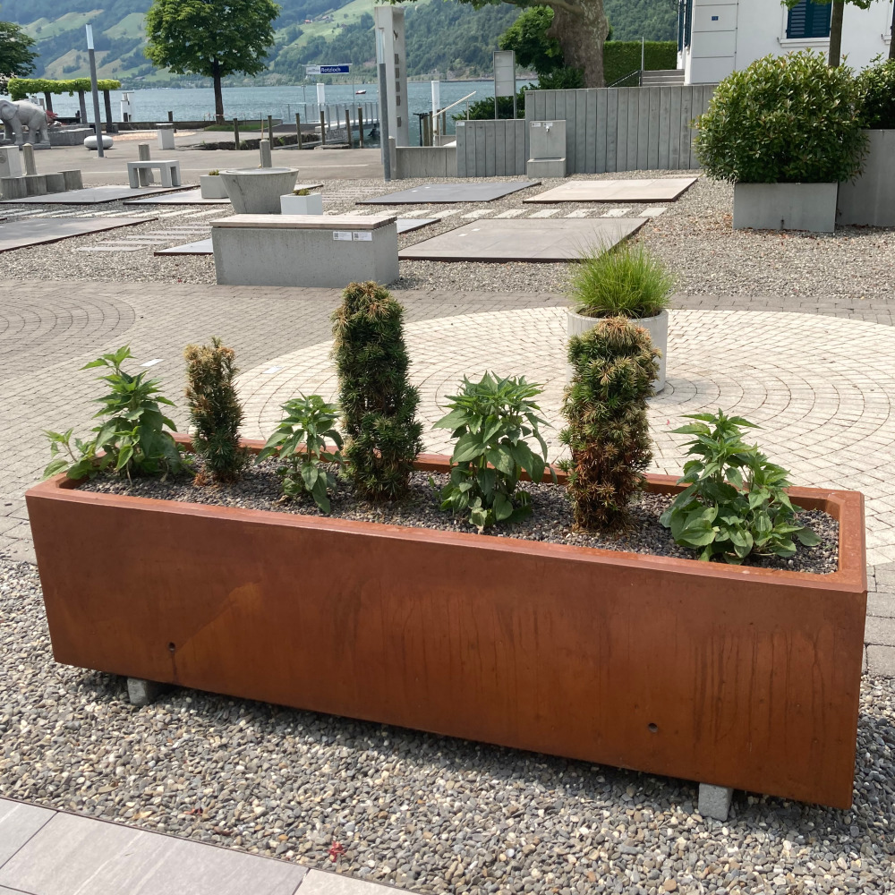FERRO CONCRETE® Pflanzentröge rechteckig glatt FERRO CONCRETE® Pflanzentröge rechteckig glatt