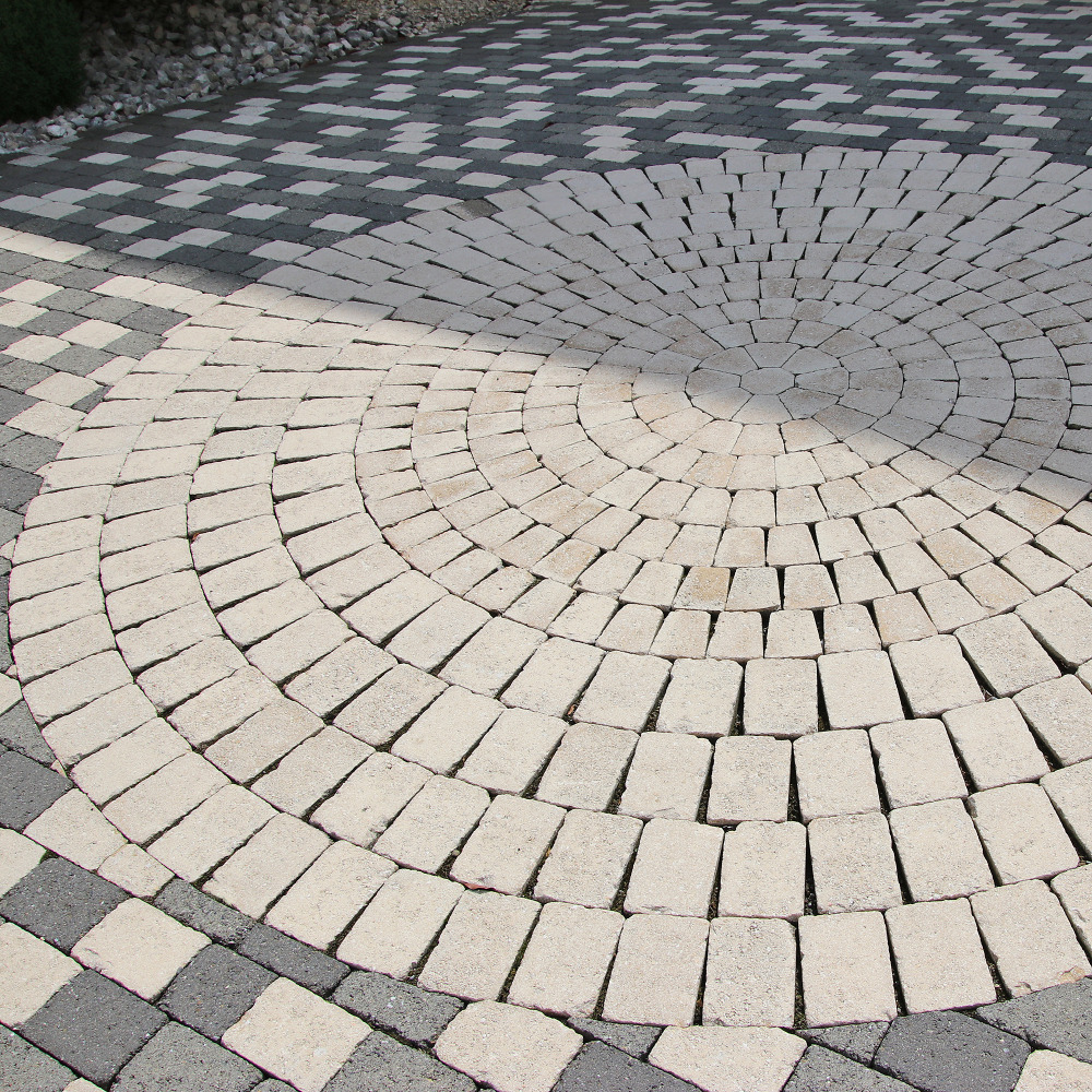 Pavés de cercle TEGULA® arêtes cassées