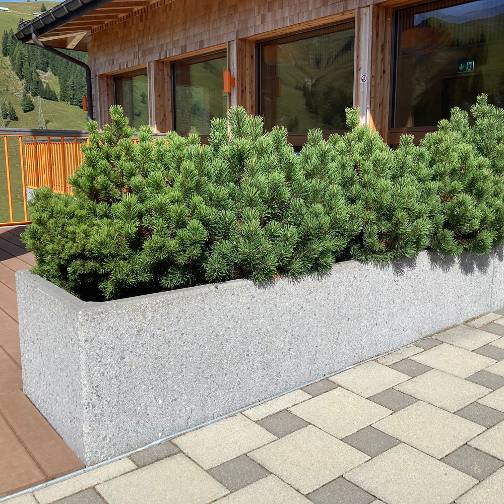 PARCO® Pflanzentröge rechteckig gestrahlt PARCO® Pflanzentröge rechteckig gestrahlt
