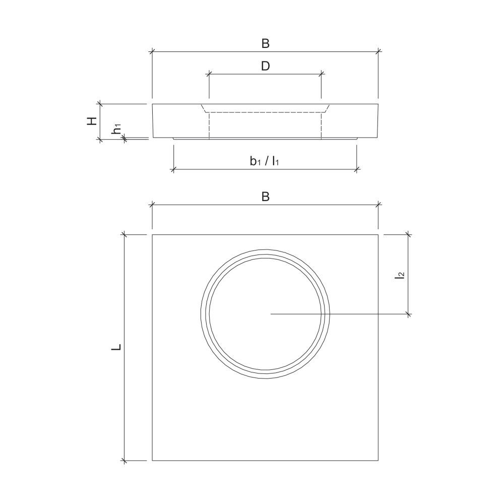 Unterflur Abdeckplatten für Kabelschächte