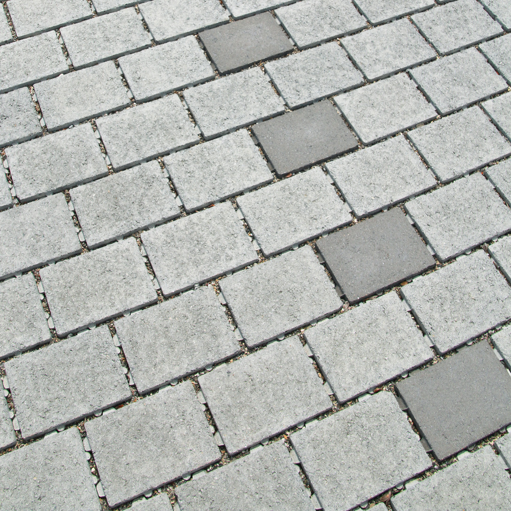 Pavés écologiques TEGULA ®  GRAVIER arêtes vives