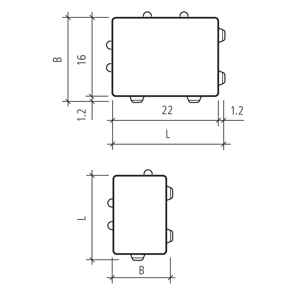 Pavés écologiques TEGULA® GRAVIER arêtes vives