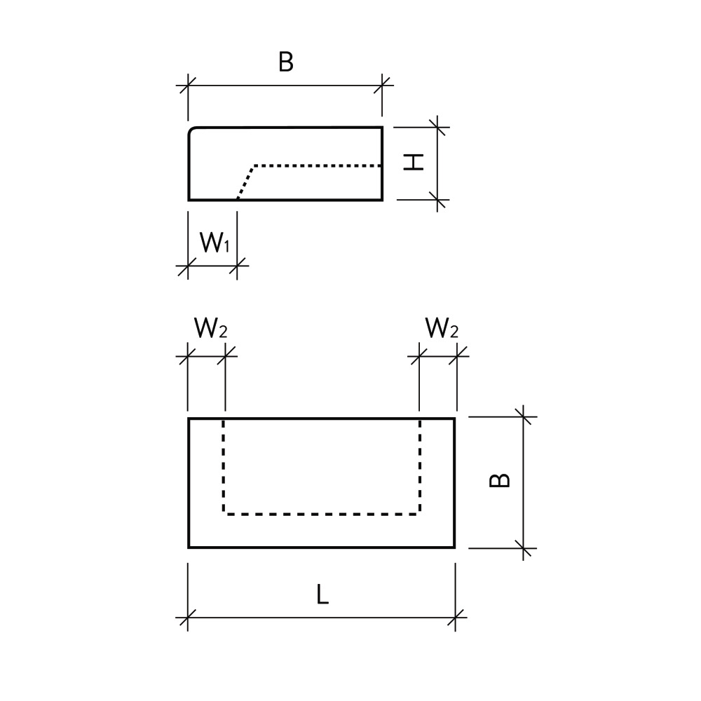 Marches d'escalier pleines FROSTA sablées