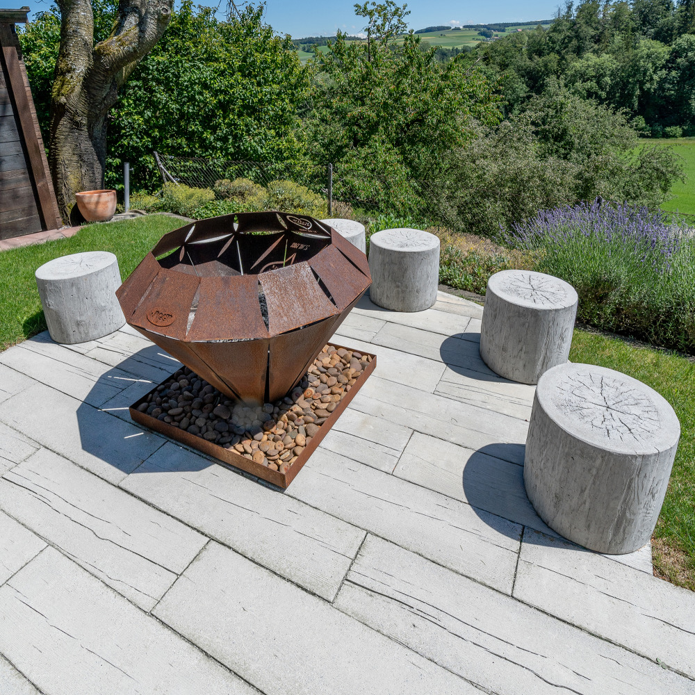 Tabouret LENIA avec structure bois