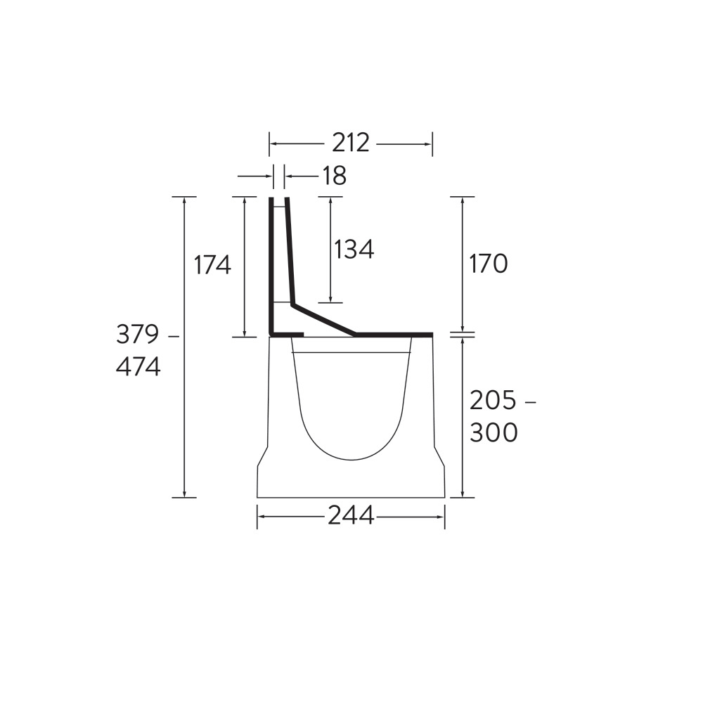 Caniveau, cornières à fente et insert de nettoyage BIRCO 4 mm DN 150