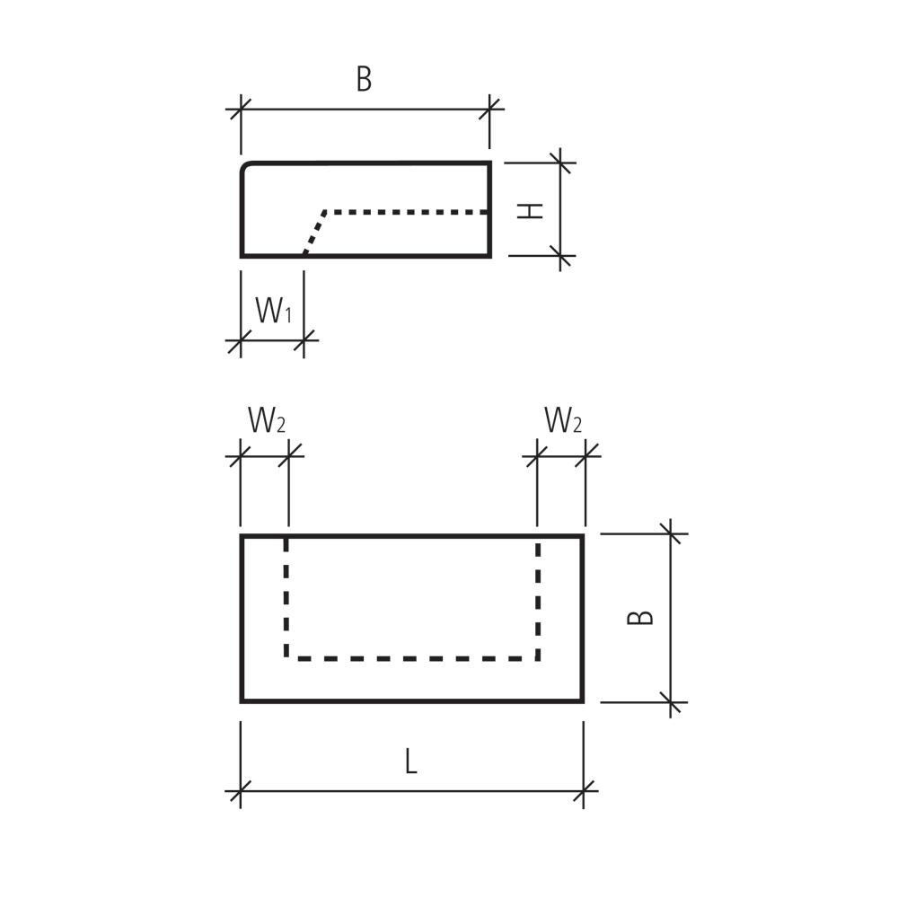 Marches d'escalier pleines PARADISO