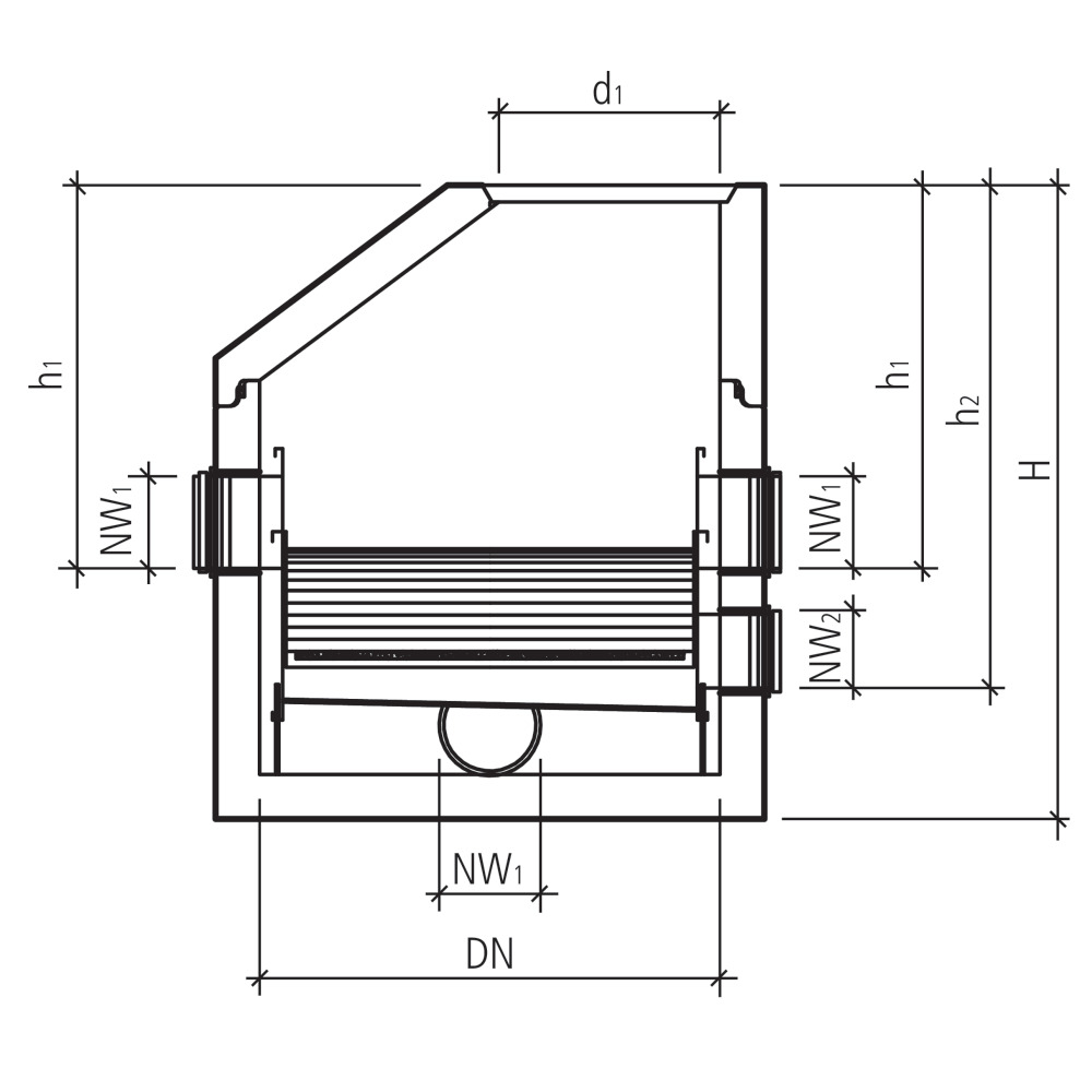 friwa®-rain 3P Volumenfilterschacht VF