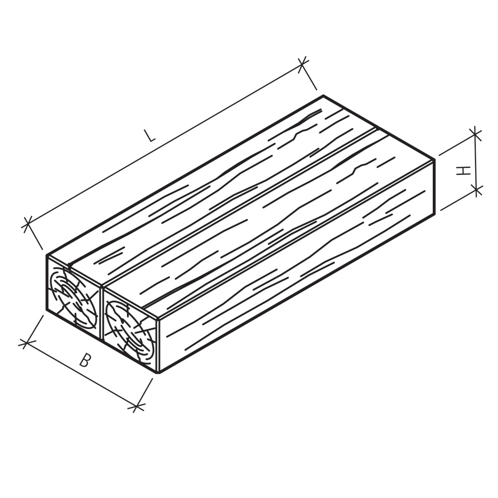 Marches d'escalier pleines LENIA avec structure bois