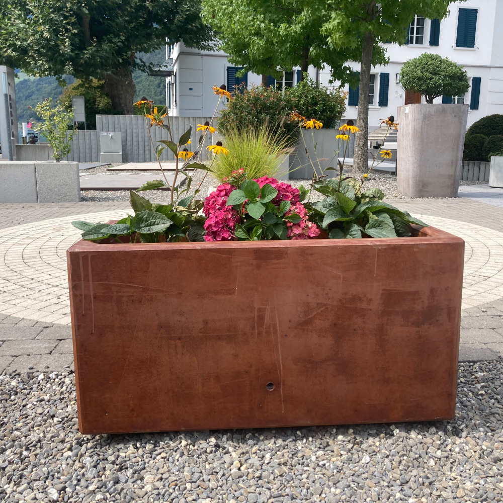 FERRO CONCRETE® Pflanzentröge rechteckig glatt FERRO CONCRETE® Pflanzentröge rechteckig glatt