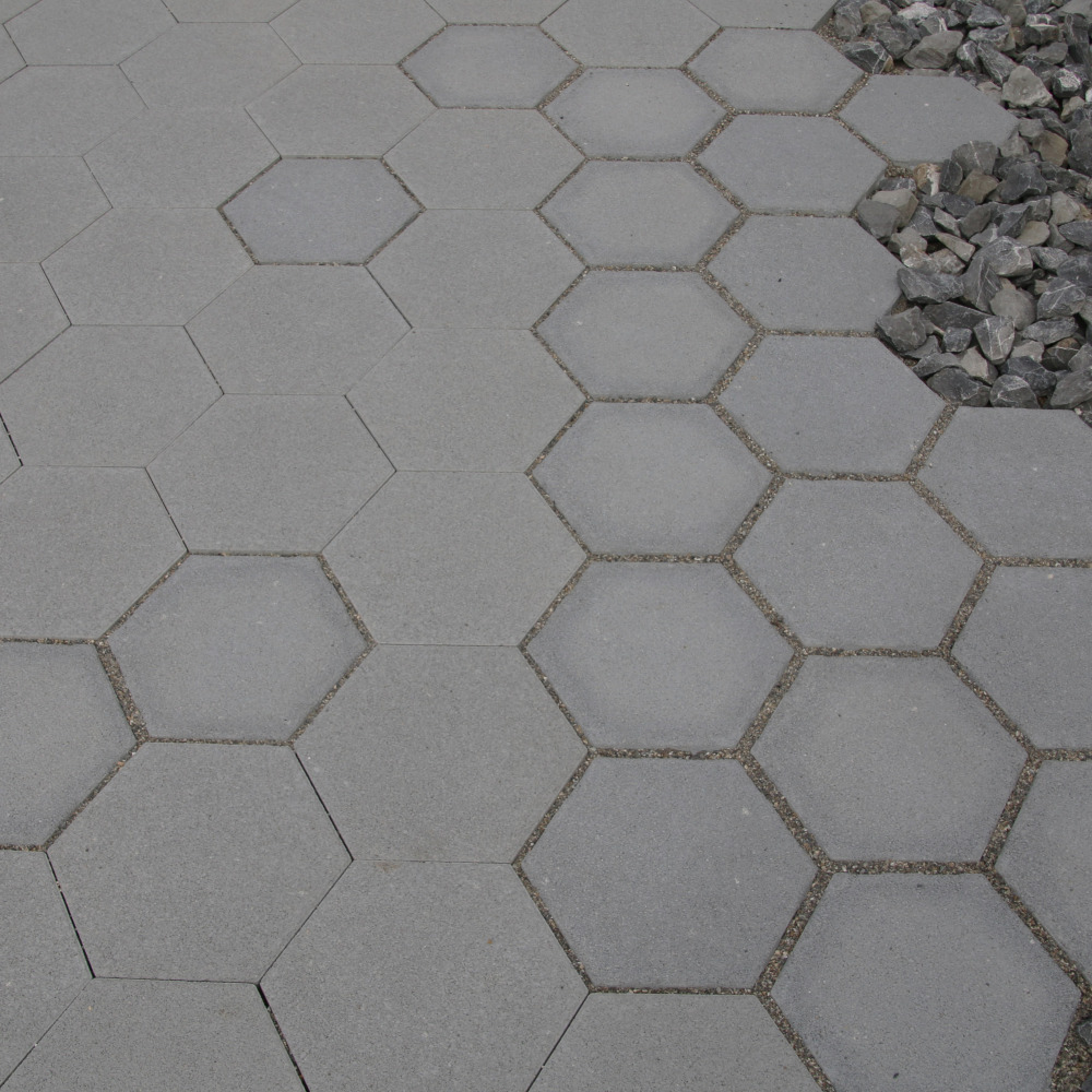 Pavés écologiques OMEGA® légèrement chanfreinés lisses Pavés écologiques OMEGA® légèrement chanfreinés lisses