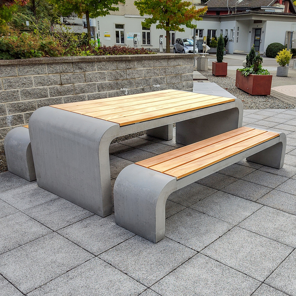 Tables et bancs INTERMEZZO ®  ronde