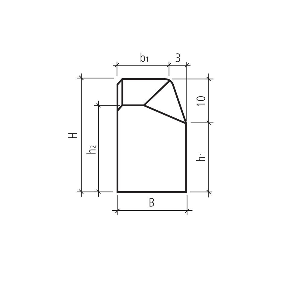 Bordure de raccordement vacuum FINALGO