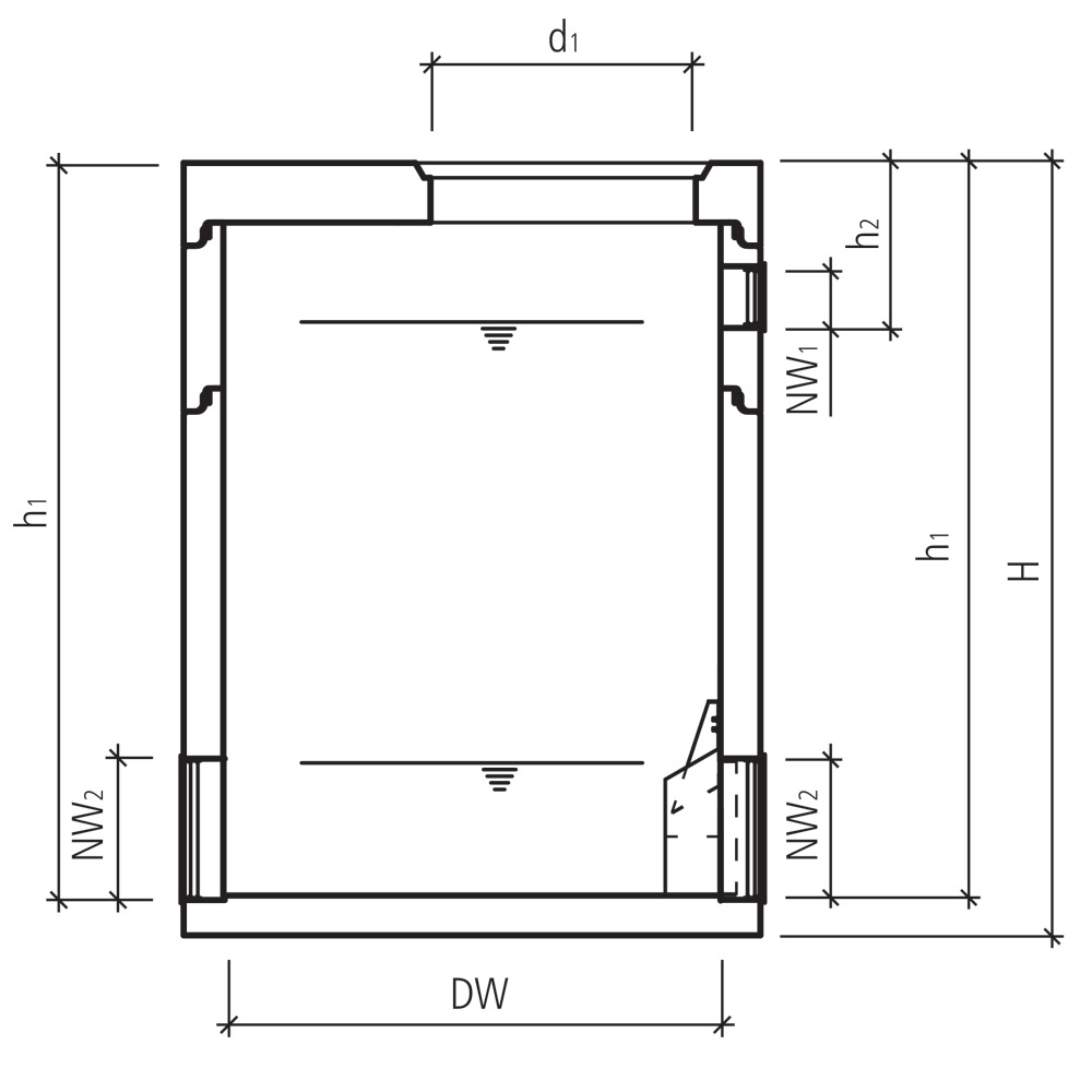 friwa®-rec Abflussregler-Wirbeldrossel für Mischwasser AREB friwa®-rec Abflussregler-Wirbeldrossel für Mischwasser AREB