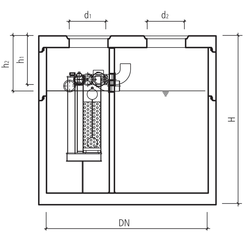 Cuve compacte D/SA/CRT friwa®-sep AdBlue