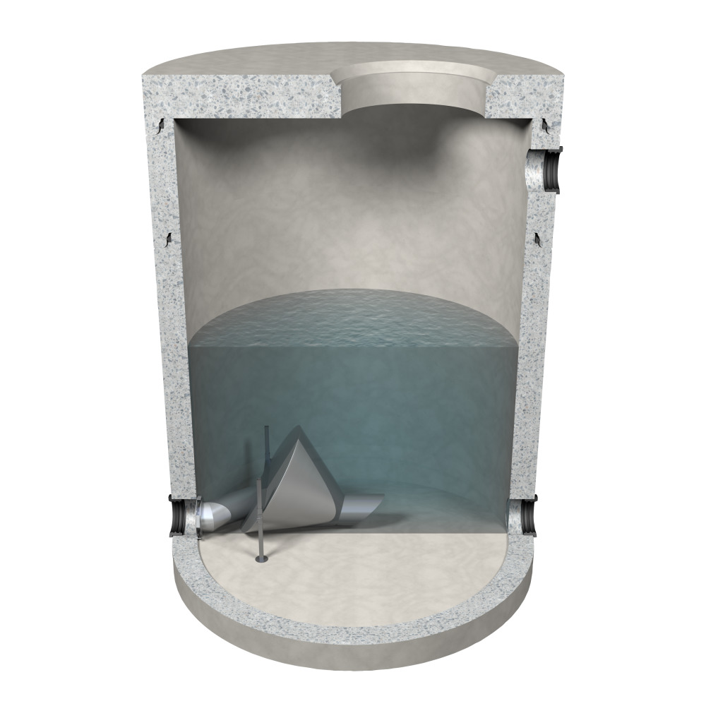 friwa ® -rec Abflussregler-Wirbeldrossel für Schmutzwasser ARCYDX
