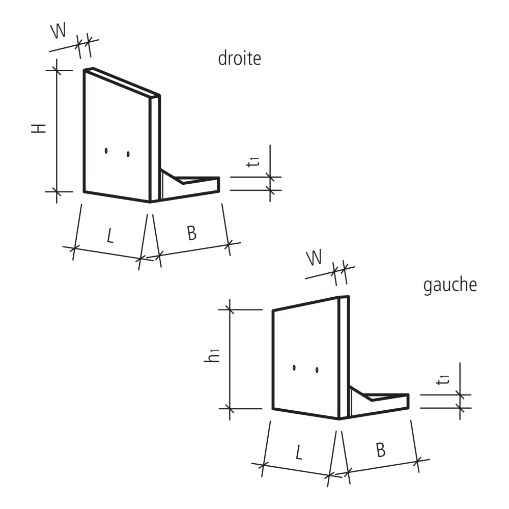 Bordure de quais / Élément pour rampe