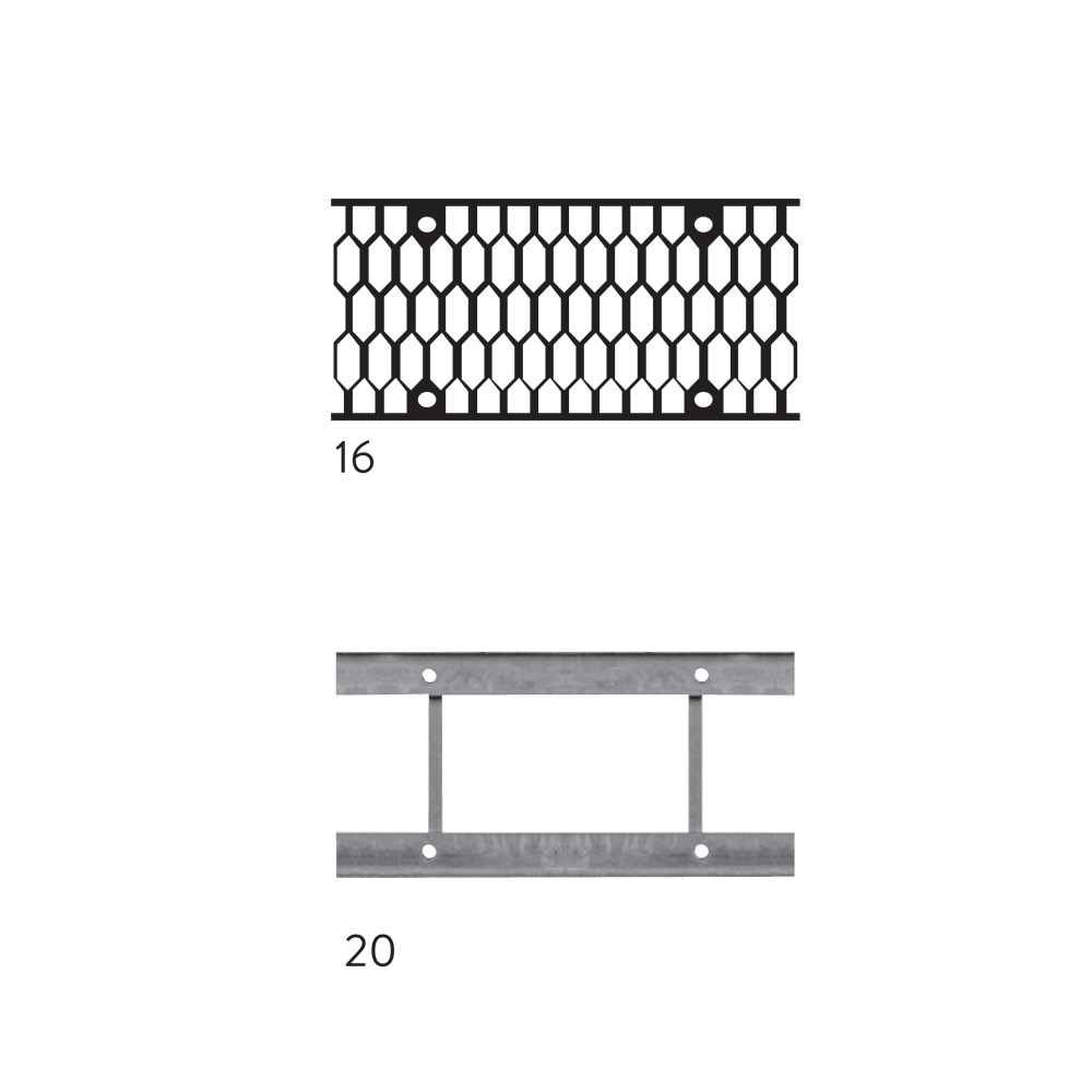 Grille cunette BIRCOsir® DN 200 AS