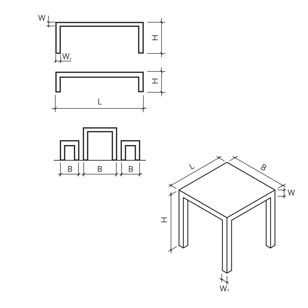 Tables et bancs INTERMEZZO® light