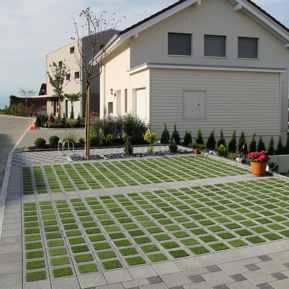 Pavés filtrants CARENA® JG JUSTGREEN fino chanfreinés Pavés filtrants CARENA® JG JUSTGREEN fino chanfreinés